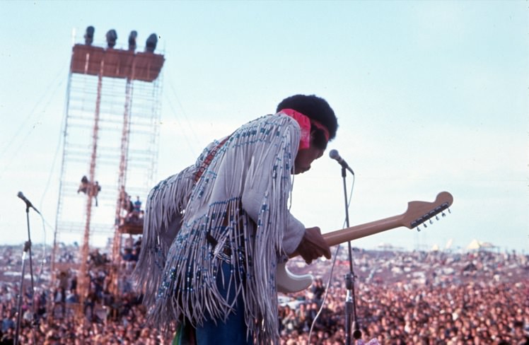 Jimi Hendrix Woodstock 1969